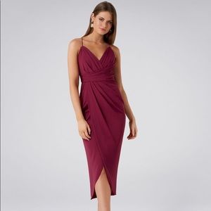 Drape maxi dress